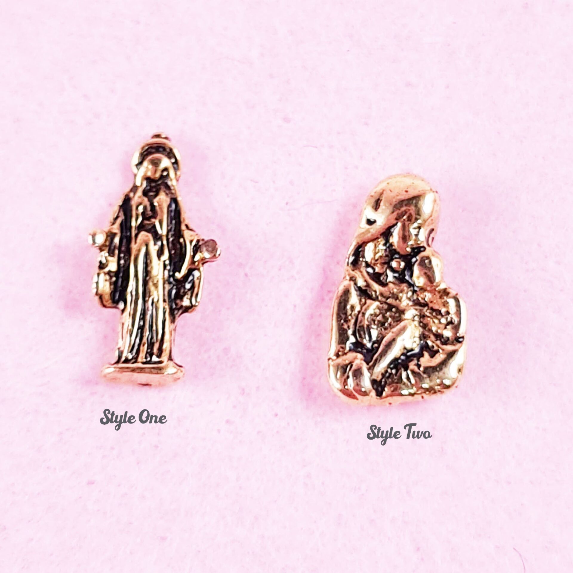 Virgin Mary Floating Charm
