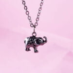 Elephant Necklace Silver