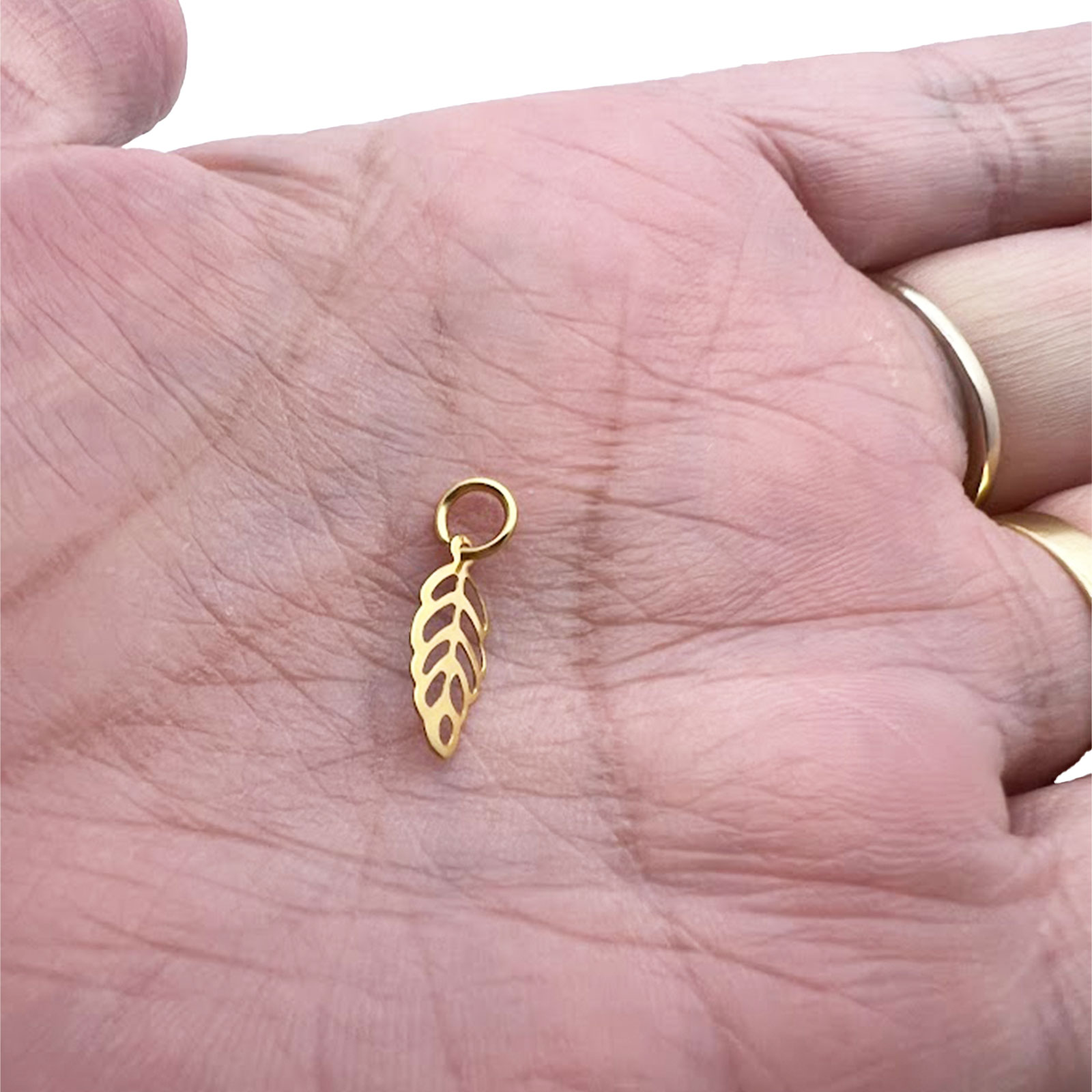 Leaf Necklace Charm