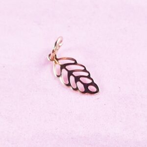 Leaf Necklace Charm