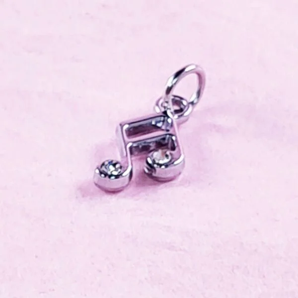 Music Note Necklace Charm