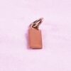 Rectangle Necklace Charm