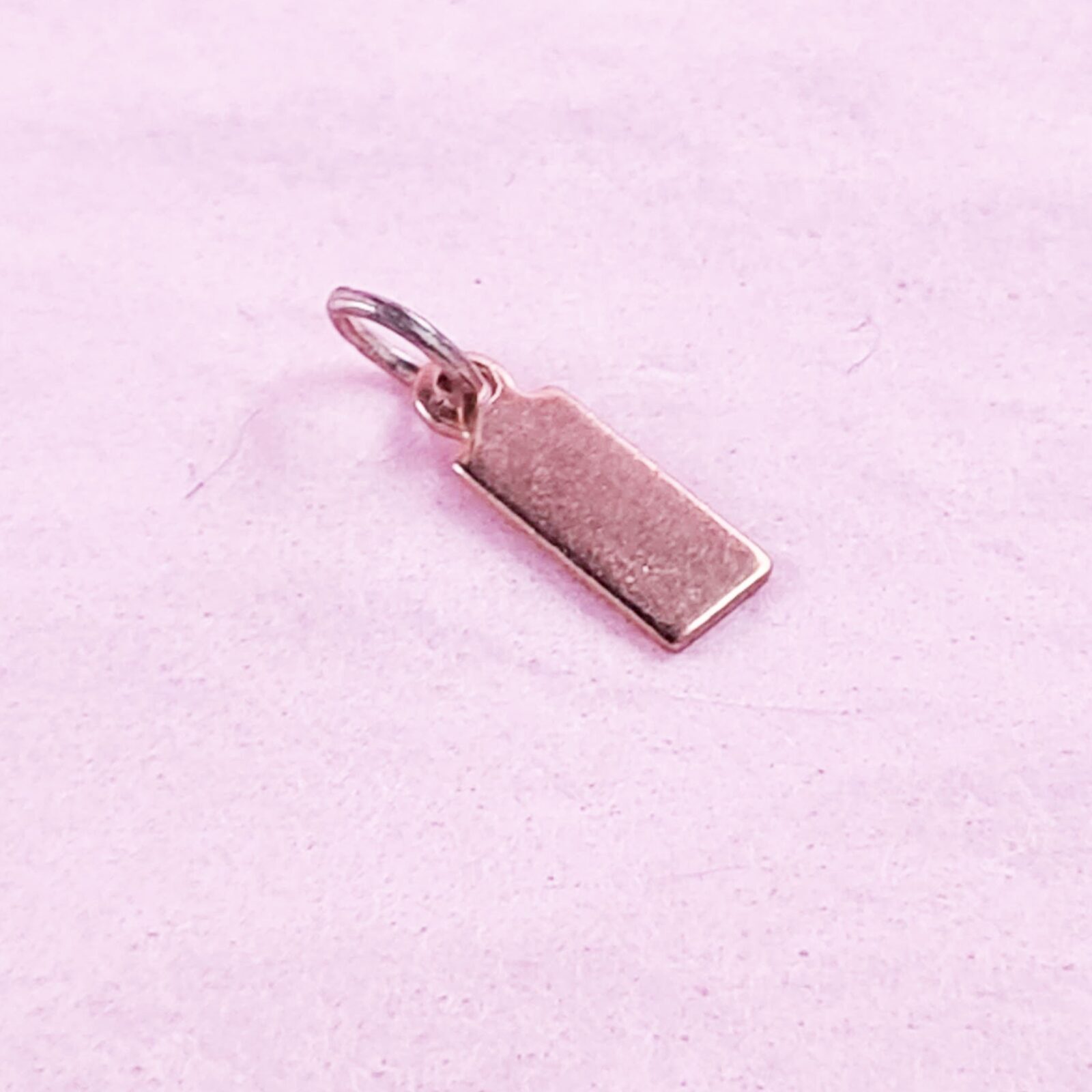 Rectangle Necklace Charm