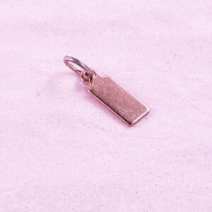 Rectangle Necklace Charm