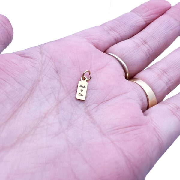 Rectangle Necklace Charm