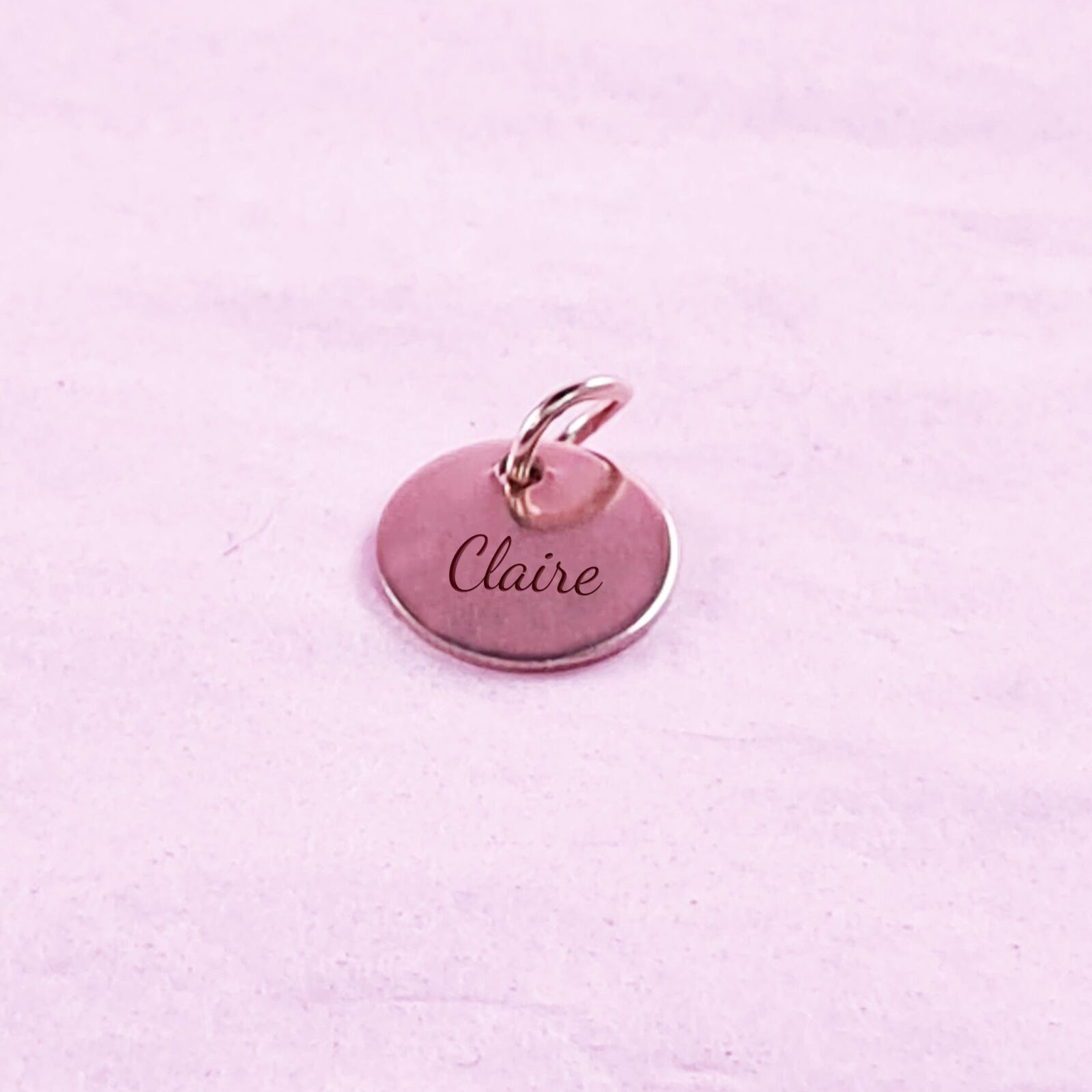 Round Necklace Charm