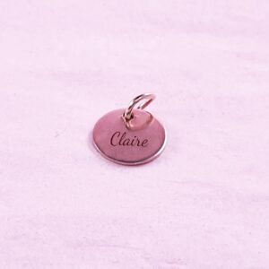 Round Necklace Charm