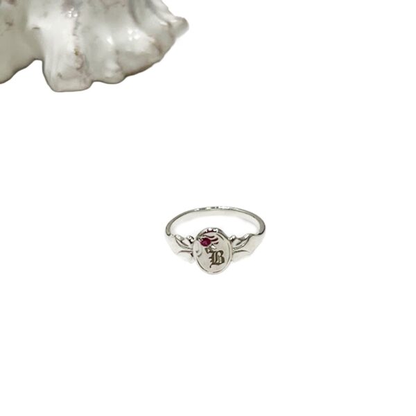 July Birthstone Signet Ring Oval
