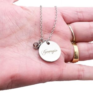 Personalised Disc Necklace