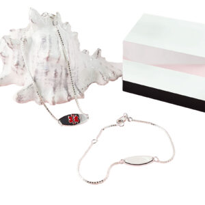 Sterling Silver Medical Bracelet