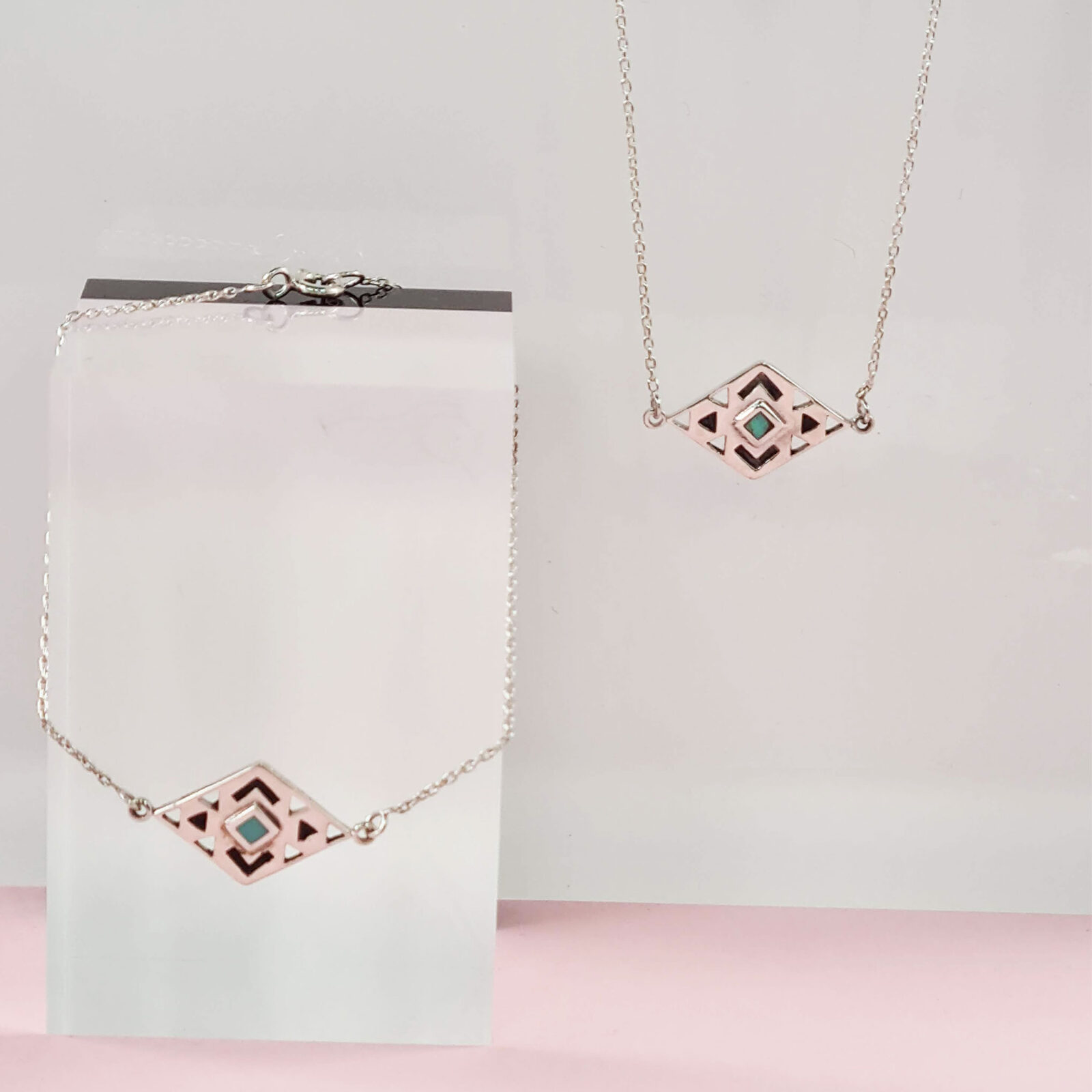 Sterling Silver Tribal Necklace