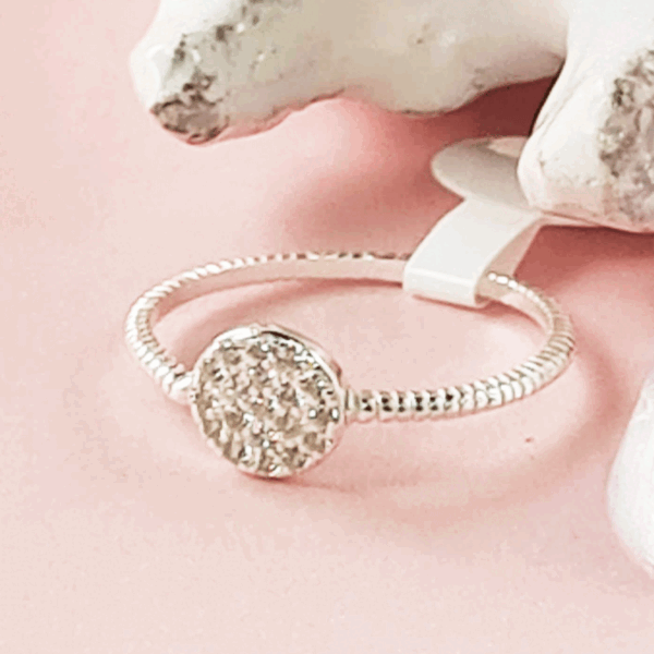 Sterling Silver Ring-Sparkle