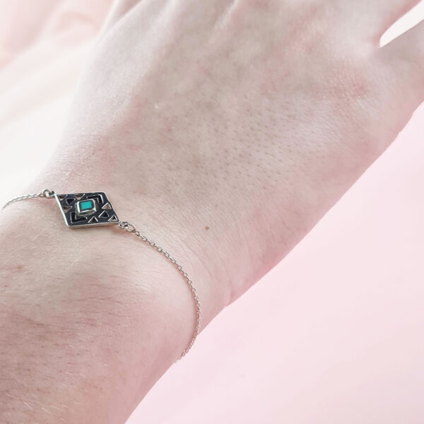 Sterling Silver Tribal Bracelet