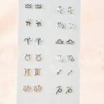 Sterling Silver Zodiac Earrings