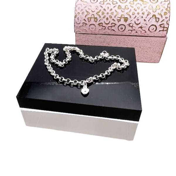 Anklet Belcher Link Heart