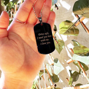 Personalised Army Necklace