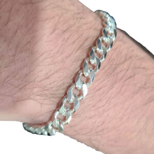 Curb Link Sterling Silver Bracelet Various Widths 7 Sterling Silver Bracelet