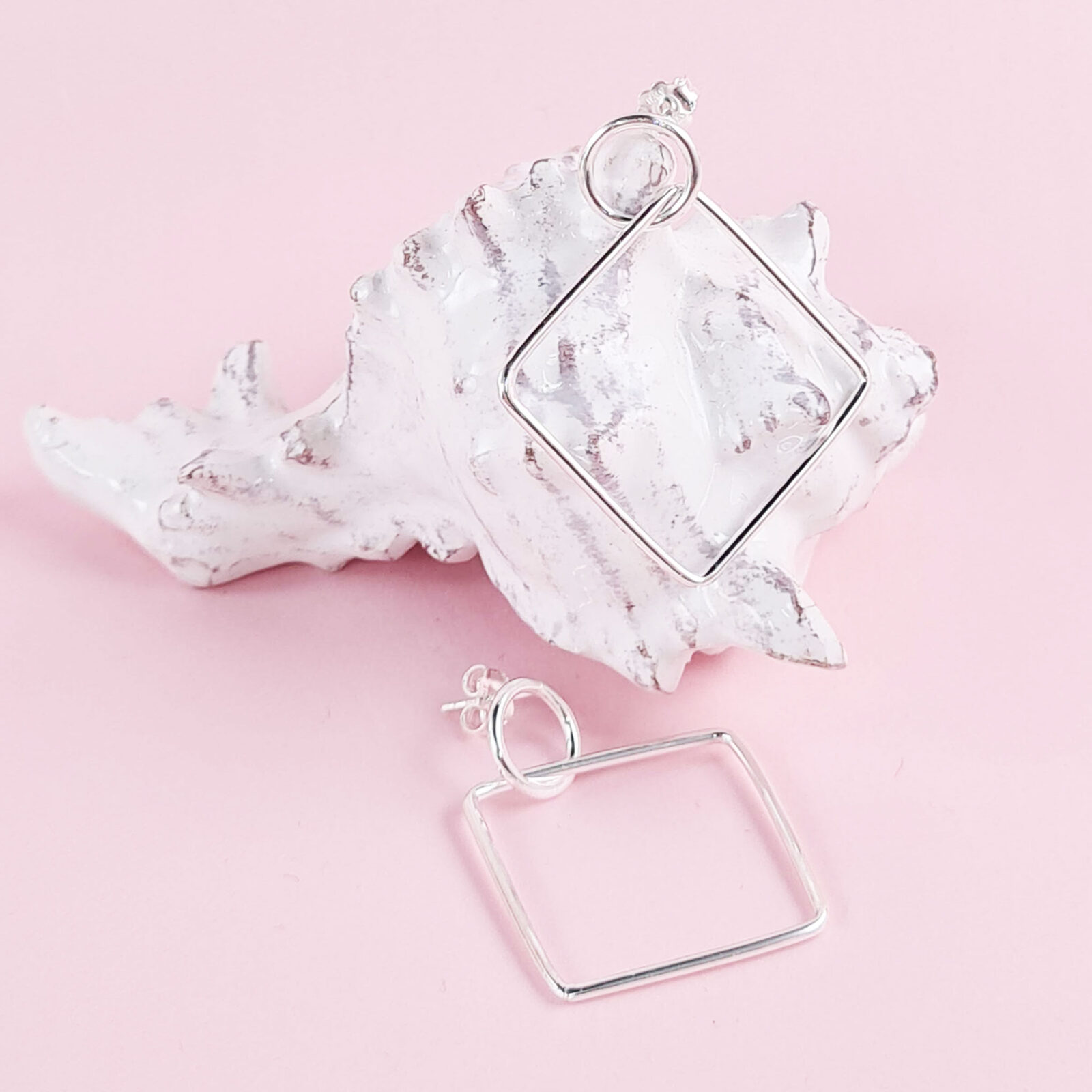 Geometric Drop Earrings