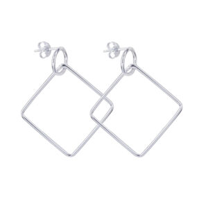 Geometric Drop Earrings