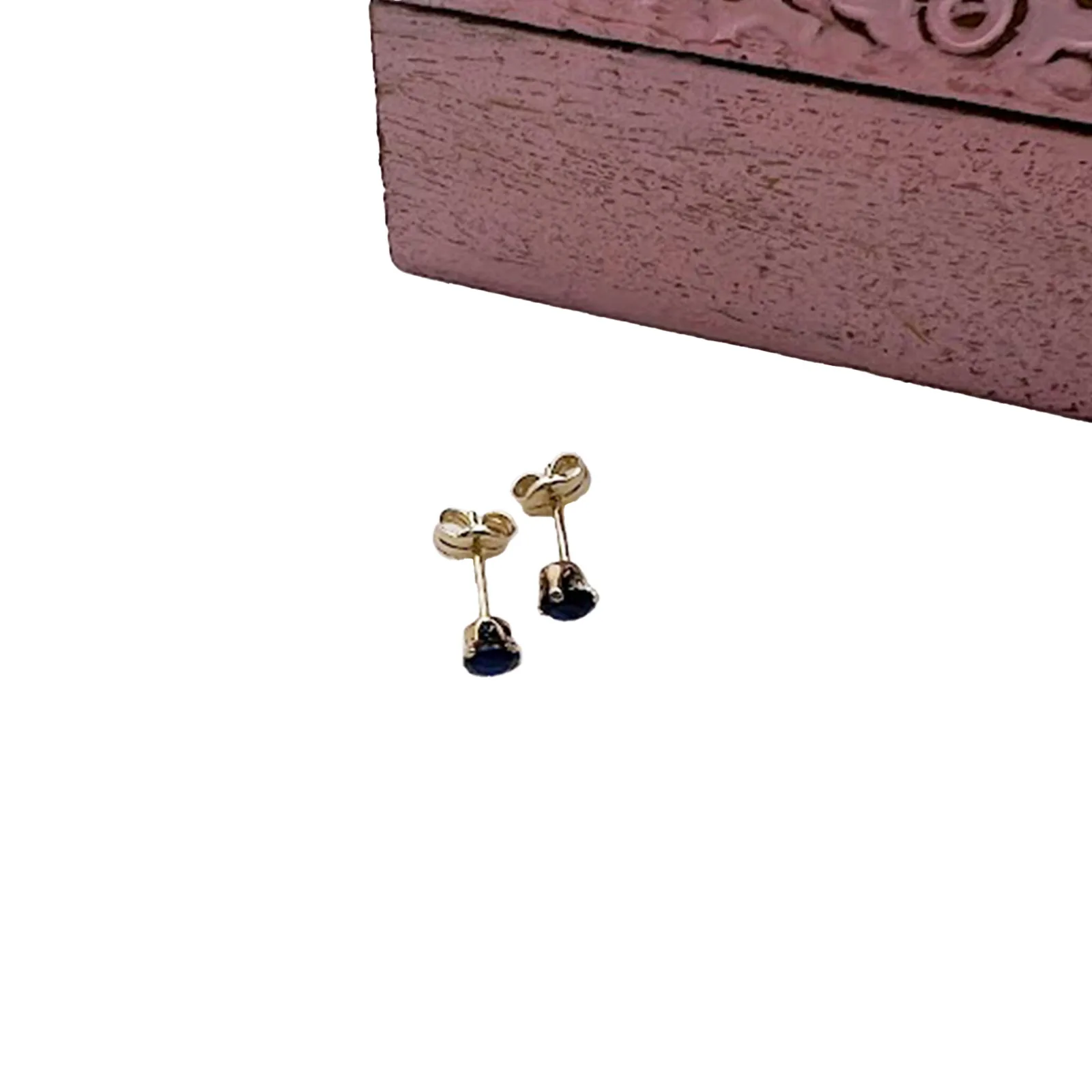 9ct Gold Birthstone Earrings