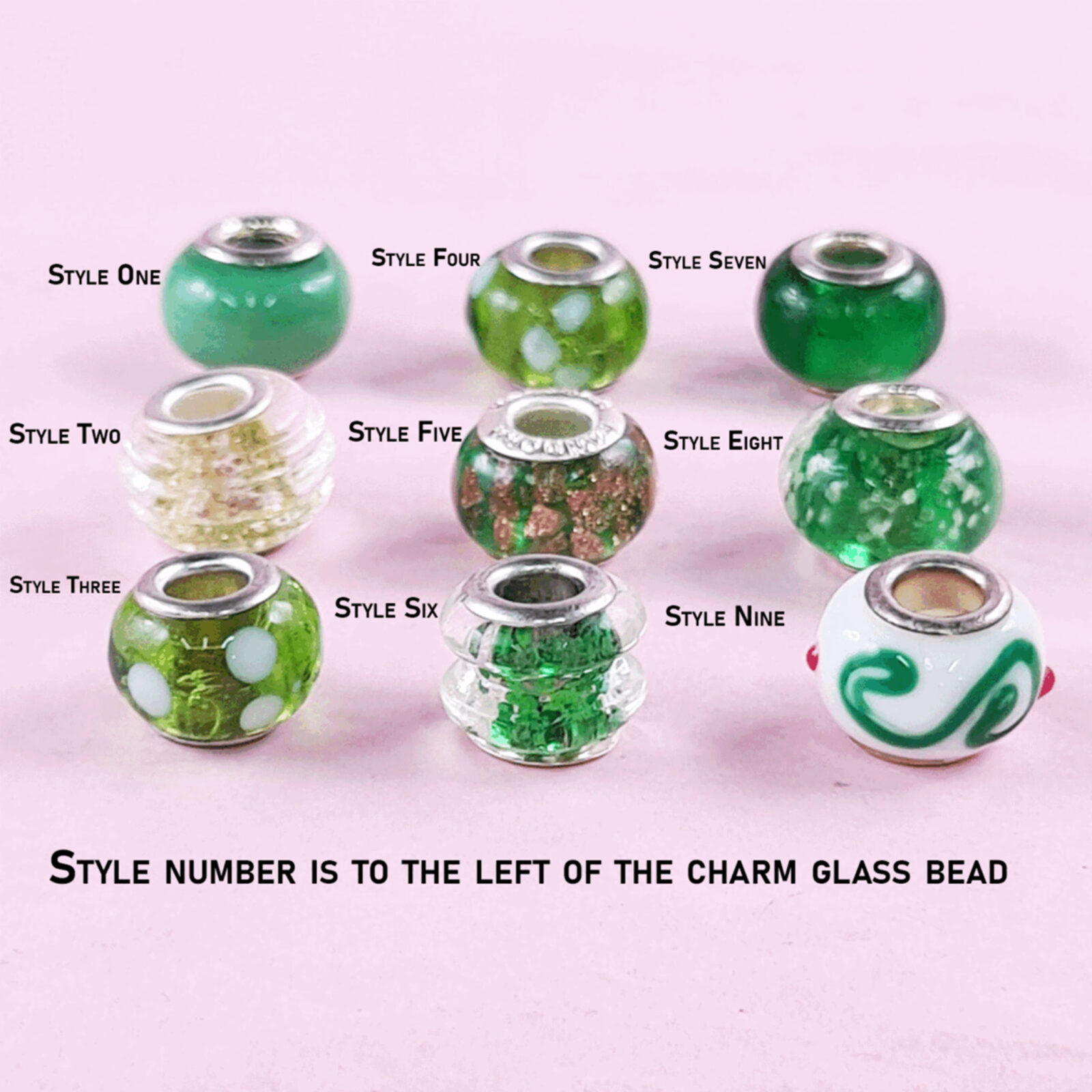 Charm Glass Beads