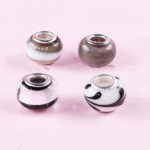 Charm Glass Beads Brown