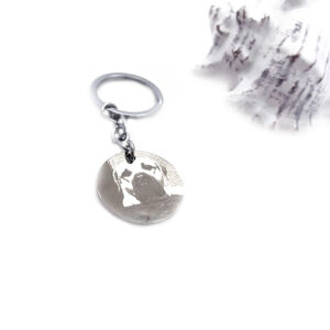 Round Pet Memorial Keyring 6 Pet Memorial Keyring