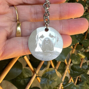 Round Pet Memorial Keyring 7 Pet Memorial Keyring