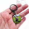 Round Photo Keyring