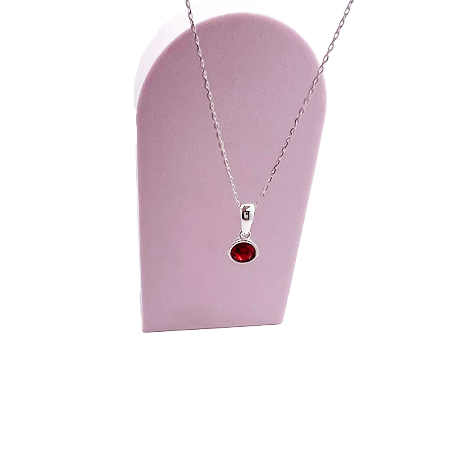 Sterling Silver Birthstone Necklaces