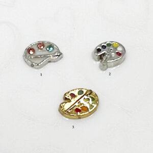 Artist Palette Floating Charms