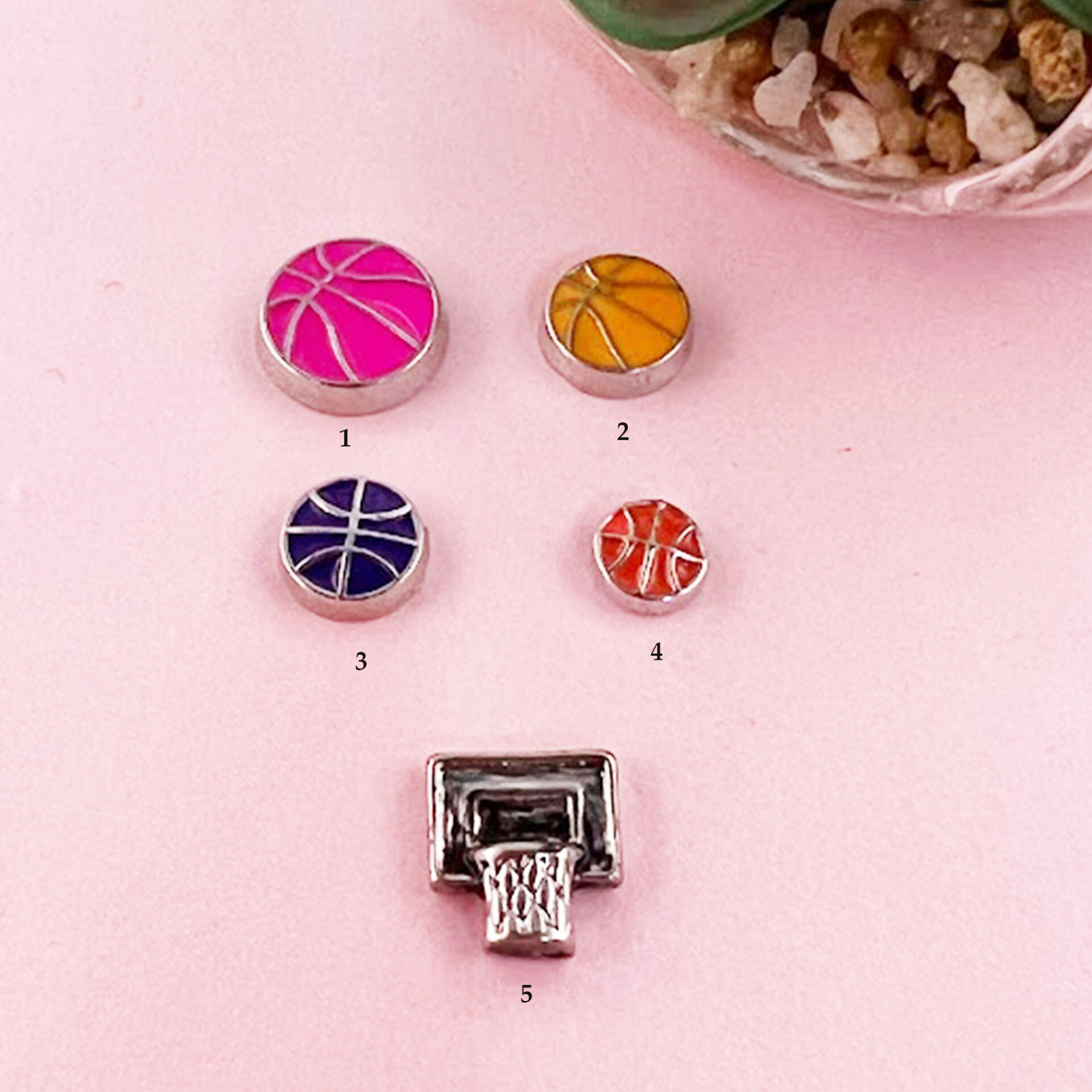 Basketball Floating Charms