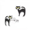 Black Cat Earrings