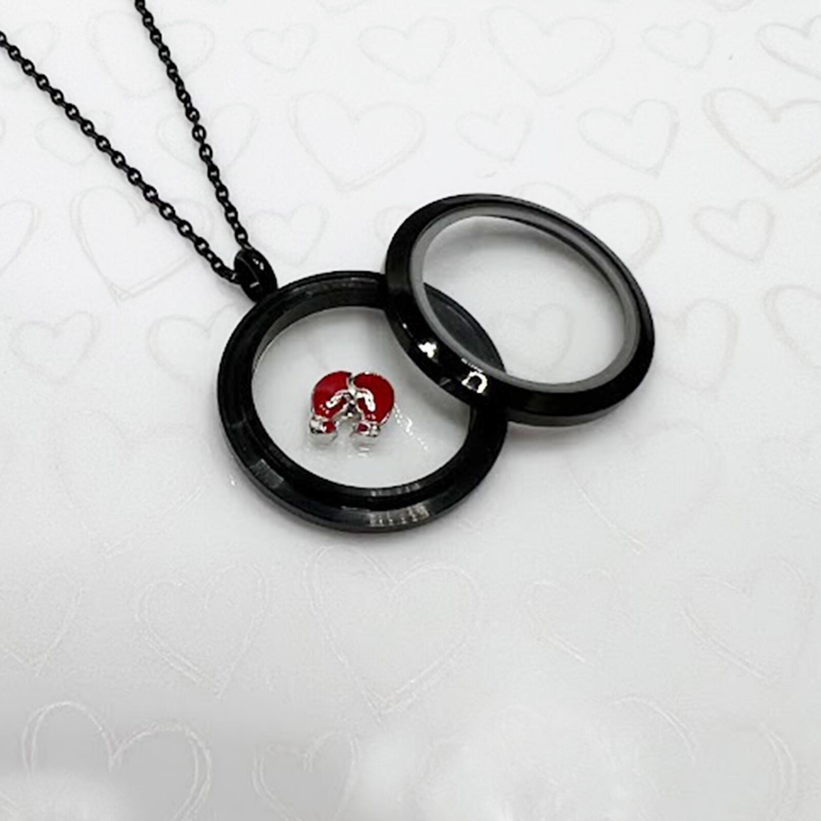 Boxing Gloves Floating Charm