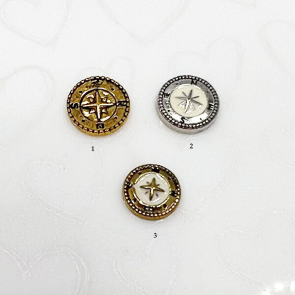 Compass Floating Charms