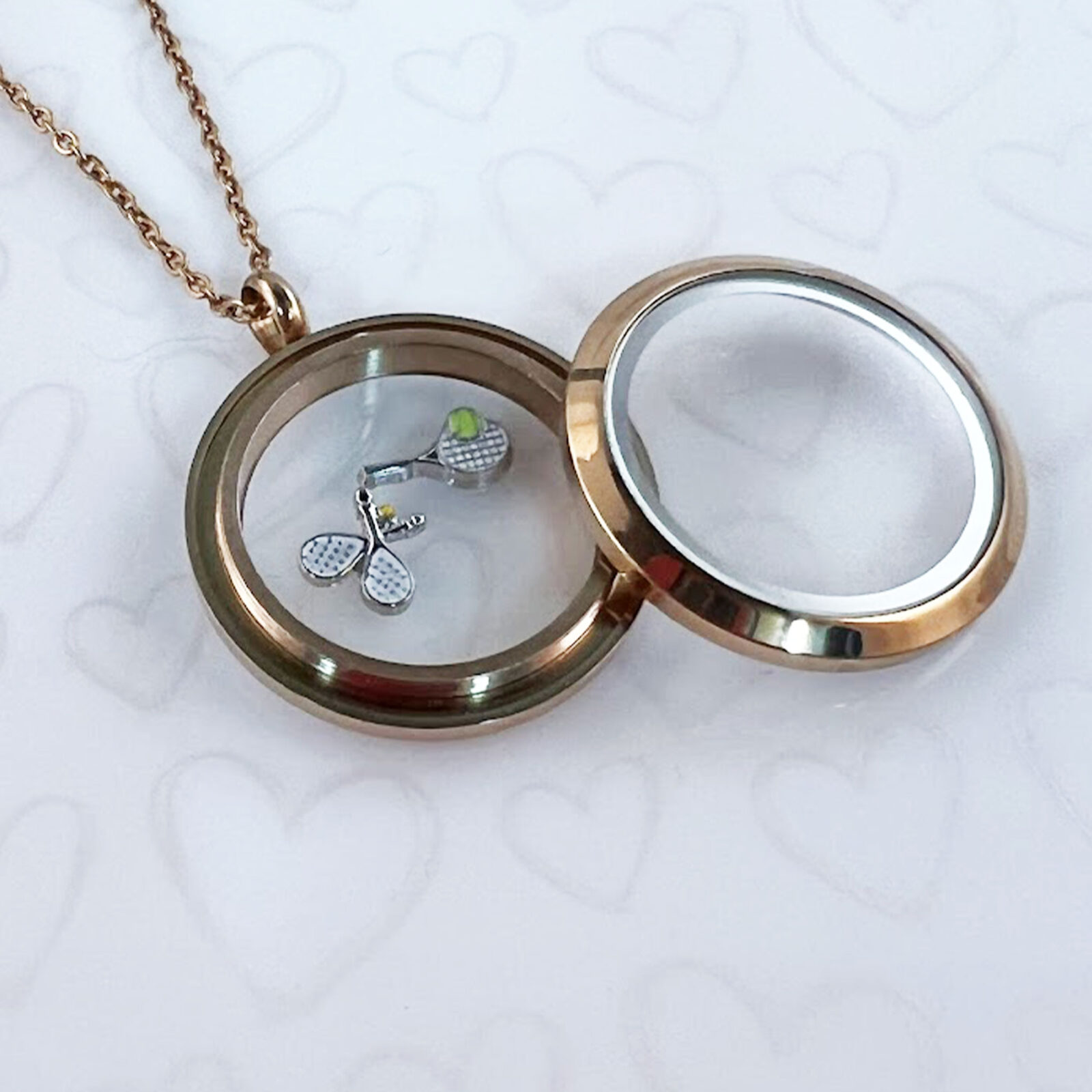 Racquet Floating Charms