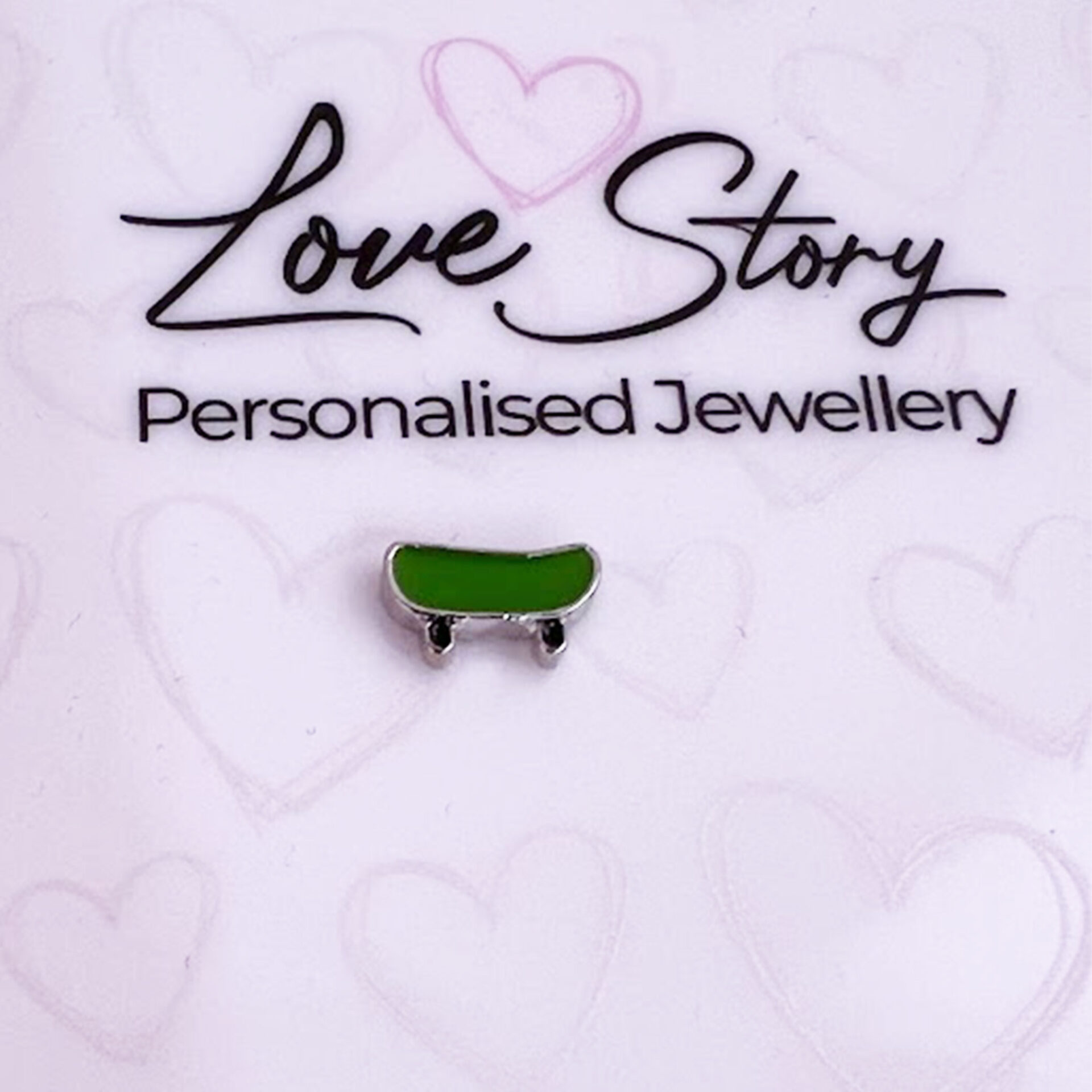Skateboard Floating Charm