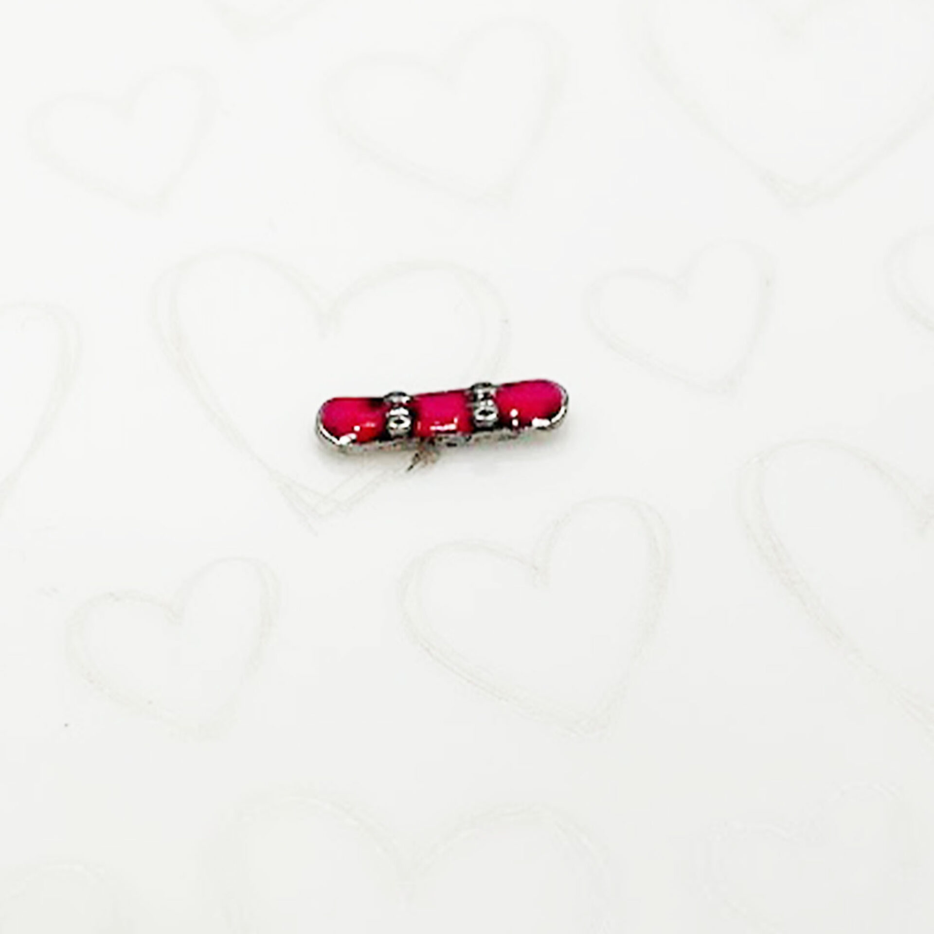 Snowboard Floating Charm