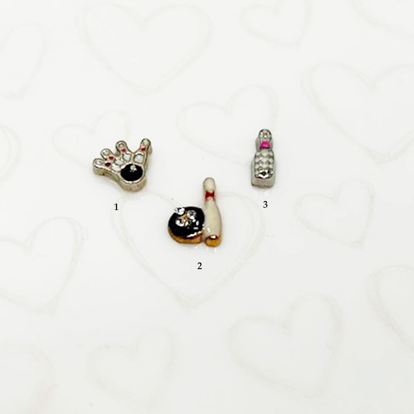 Ten Pin Bowling Floating Charm