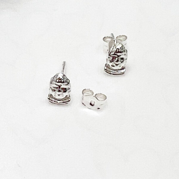 Sterling Silver Buddha Earrings 1