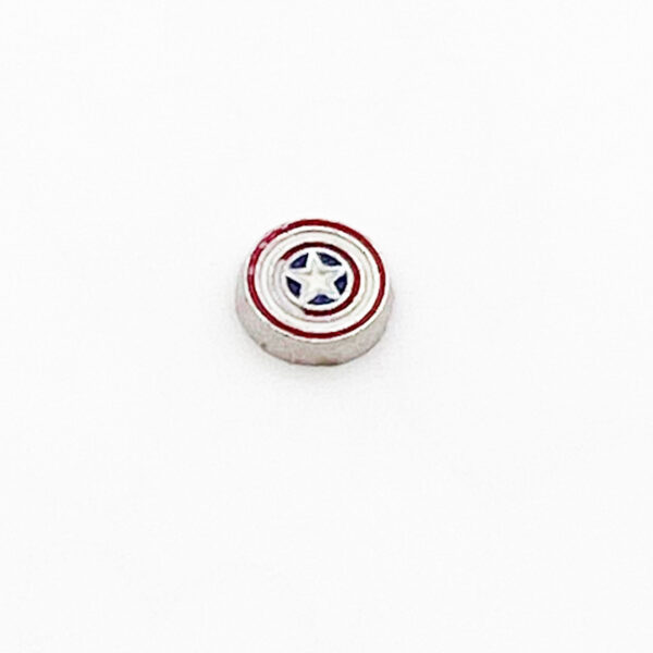 Captain America Floating Charm