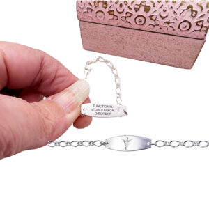 Sterling Silver Medical Bracelet