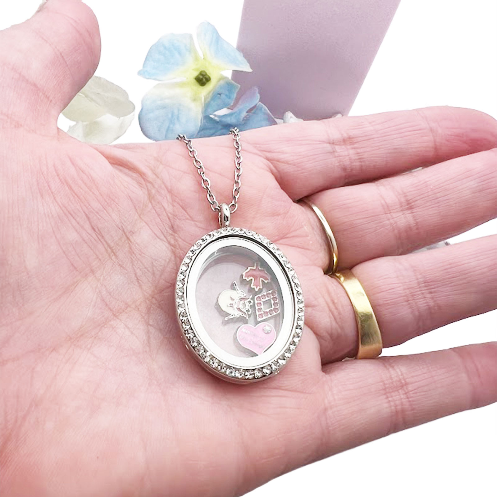 Oval Floating Locket