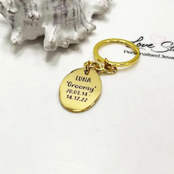 Pet Memorial Keyring