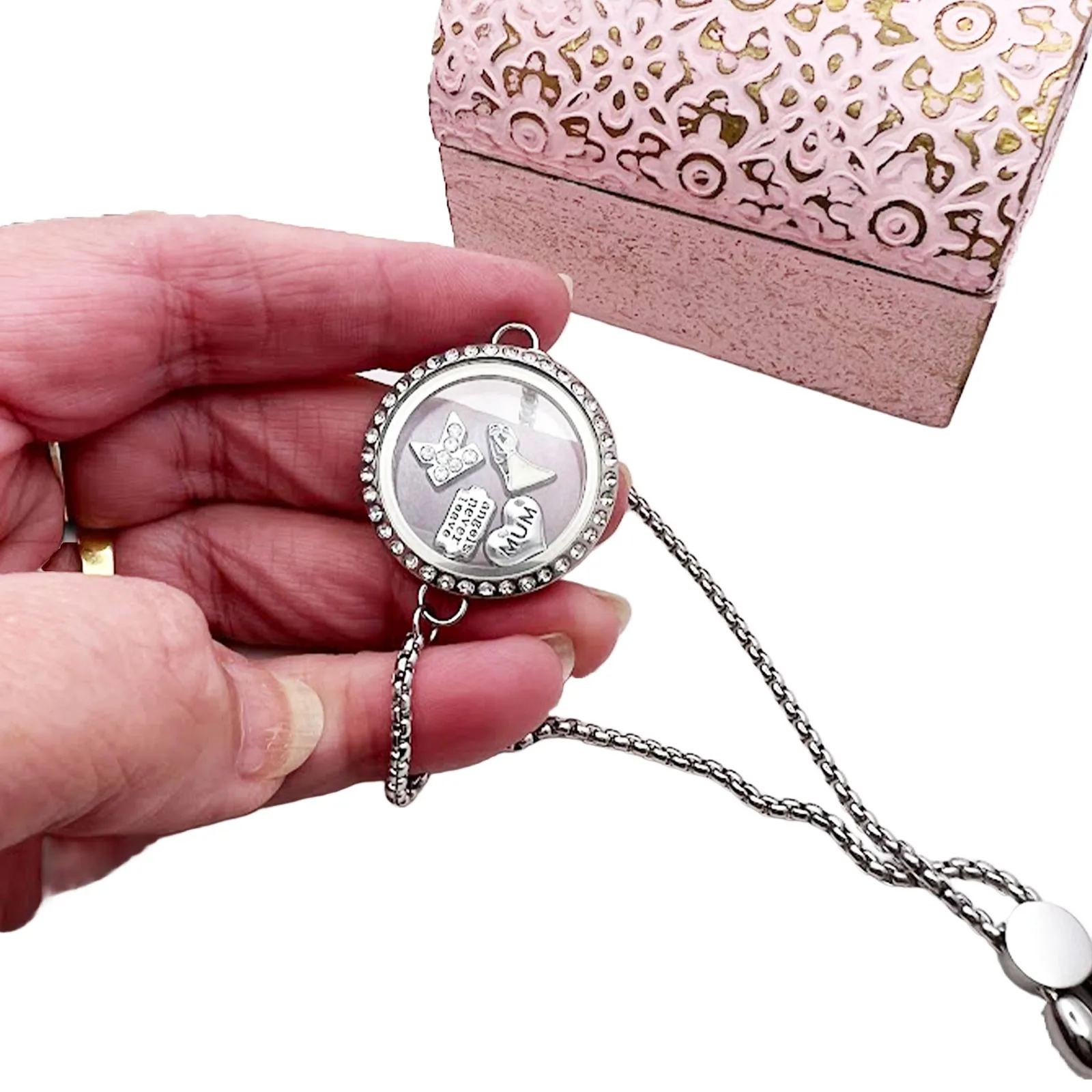 Floating Locket Bracelet