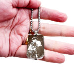 Rectangle Cremation Necklace