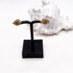 Gold Evil Eye Earrings