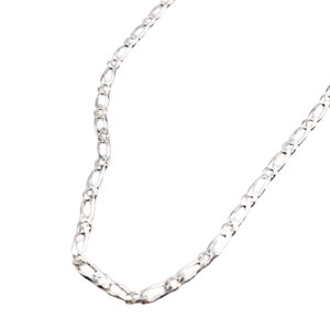 Sterling Silver Figaro Necklace Chain 7 Figaro Necklace Chain