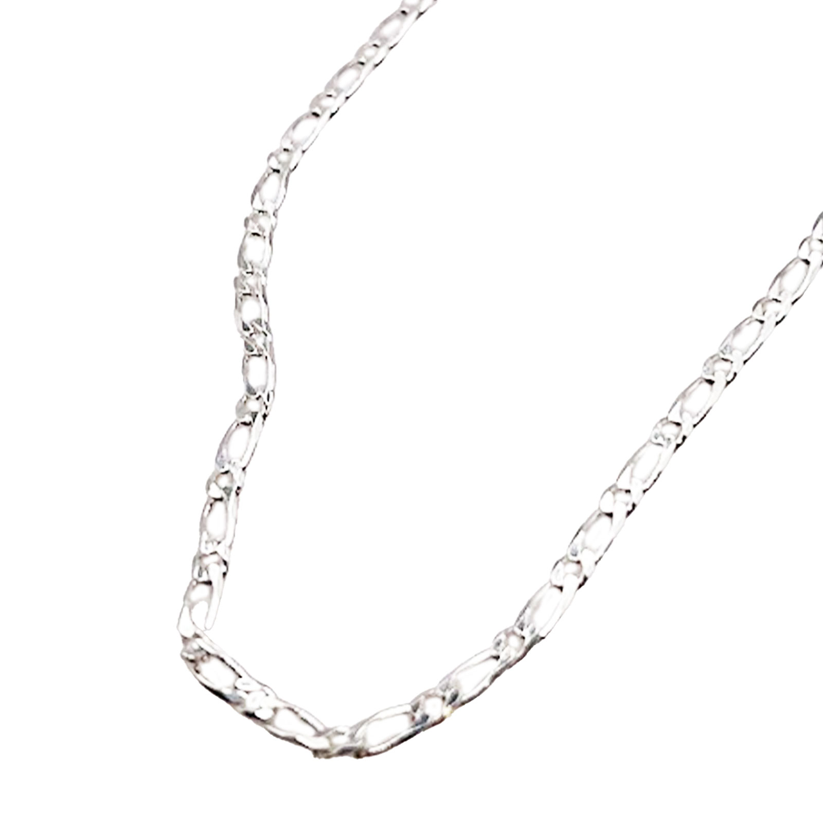Sterling Silver Figaro Necklace Chain 4 Figaro Necklace Chain