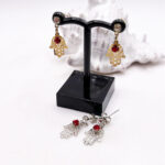 Crystal Hamsa Earrings